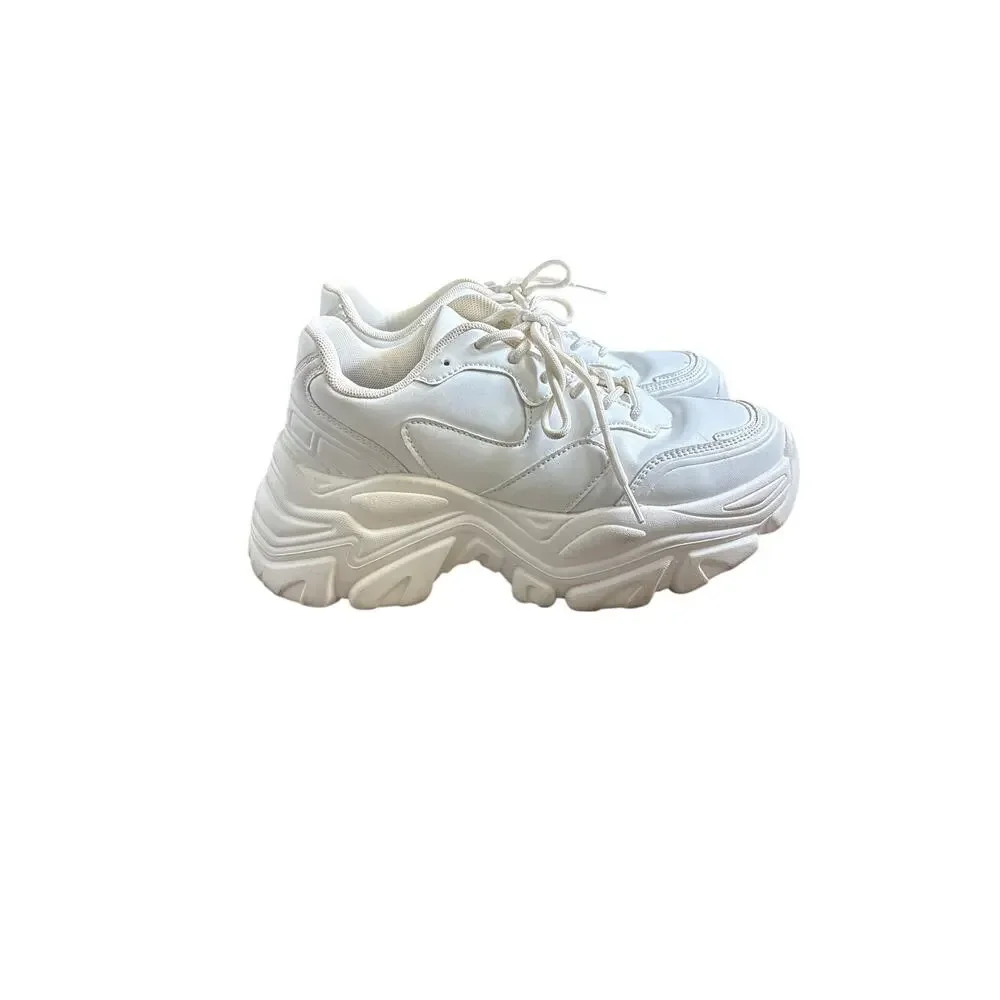Berness Blair Dad White Chunky Platform Sneaker Sz 9